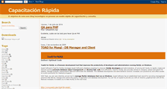 Desktop Screenshot of capacitacionrapida.blogspot.com