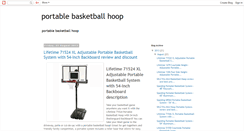 Desktop Screenshot of portablebasketballhoopsreview.blogspot.com