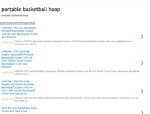 Tablet Screenshot of portablebasketballhoopsreview.blogspot.com