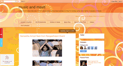 Desktop Screenshot of musicandmasti.blogspot.com