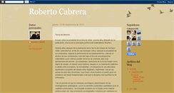 Desktop Screenshot of manolocabrera.blogspot.com