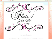 Tablet Screenshot of flair4design.blogspot.com