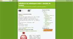 Desktop Screenshot of ainfluenciadasembalagens.blogspot.com