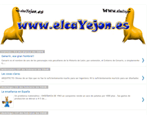 Tablet Screenshot of elcayejon.blogspot.com