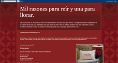 Desktop Screenshot of milrazonesparareiryunaparallorar.blogspot.com