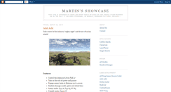 Desktop Screenshot of martinsshowcase.blogspot.com