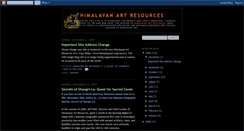 Desktop Screenshot of himalayanart.blogspot.com