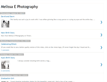 Tablet Screenshot of melissaephotography.blogspot.com