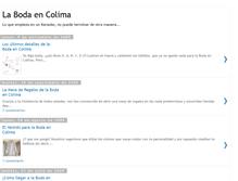 Tablet Screenshot of labodaencolima.blogspot.com