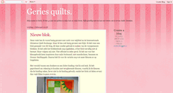 Desktop Screenshot of geriesquilts.blogspot.com