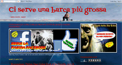 Desktop Screenshot of ciserveunabarcapiugrossa.blogspot.com