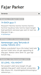 Mobile Screenshot of fajarparker-lovers.blogspot.com