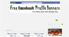 Desktop Screenshot of freefacebookprofilebanner.blogspot.com