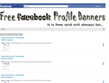 Tablet Screenshot of freefacebookprofilebanner.blogspot.com