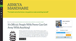 Desktop Screenshot of ajinkyamandhare.blogspot.com
