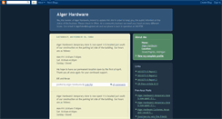 Desktop Screenshot of alger-hardware.blogspot.com
