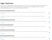 Tablet Screenshot of alger-hardware.blogspot.com