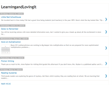 Tablet Screenshot of learningandlovingit.blogspot.com