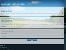 Tablet Screenshot of business-finance-loan.blogspot.com