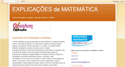 Desktop Screenshot of explicar-saber-matematica.blogspot.com