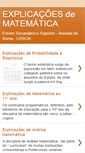 Mobile Screenshot of explicar-saber-matematica.blogspot.com