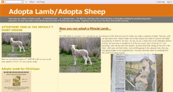 Desktop Screenshot of adoptalamb.blogspot.com