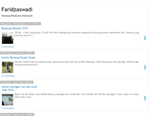 Tablet Screenshot of faridzaswadi.blogspot.com