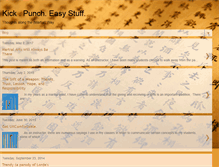 Tablet Screenshot of kickpuncheasystuff.blogspot.com