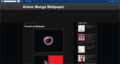 Desktop Screenshot of anime-mangawallpaper.blogspot.com