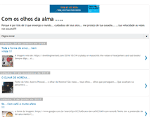 Tablet Screenshot of comosolhosdaalma.blogspot.com