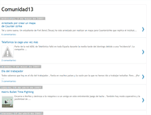 Tablet Screenshot of comunidad13.blogspot.com