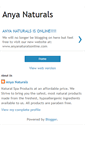 Mobile Screenshot of anyanaturals.blogspot.com