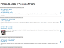 Tablet Screenshot of midiaeviolenciaurbana.blogspot.com