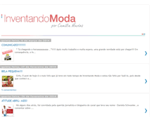 Tablet Screenshot of inventando-moda10.blogspot.com