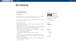 Desktop Screenshot of benkeeping.blogspot.com