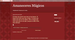 Desktop Screenshot of amaneceresmagicos.blogspot.com