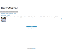 Tablet Screenshot of irostermag.blogspot.com