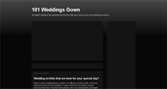 Desktop Screenshot of 101weddingsgown.blogspot.com