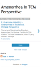 Mobile Screenshot of amenorrhea-tcmperspective.blogspot.com