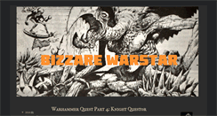 Desktop Screenshot of bizzarewarstar.blogspot.com