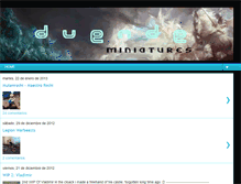 Tablet Screenshot of malditoduendeminiatures.blogspot.com