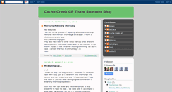 Desktop Screenshot of cachecreekgp.blogspot.com