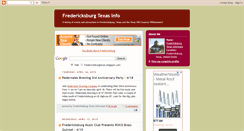 Desktop Screenshot of fredericskburgtexas.blogspot.com