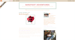 Desktop Screenshot of barefootadventuresofalittlemama.blogspot.com