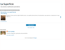 Tablet Screenshot of lasuperficie.blogspot.com