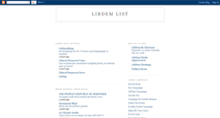 Desktop Screenshot of libdemlist.blogspot.com