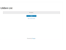Tablet Screenshot of libdemlist.blogspot.com