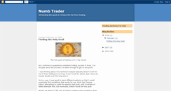 Desktop Screenshot of numbtrader.blogspot.com