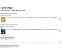 Tablet Screenshot of numbtrader.blogspot.com