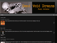 Tablet Screenshot of deadvoiddream.blogspot.com